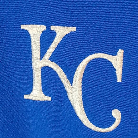 Antigua Kansas City Royals Long Sleeve Pullover 1/4 Zip Embroidered Logo L - Picture 4 of 8